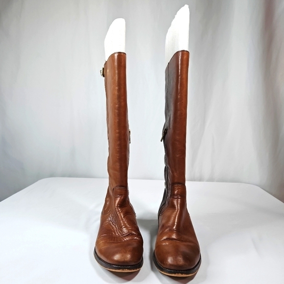 Coach Mirriam Brown Leather Riding Boots Sz 6 - Picture 2 of 10